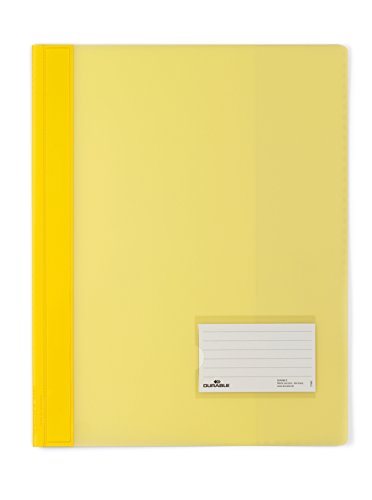DURABLE Hunke & Jochheim Schnellhefter DURALUX®, transluzente Folie, für A4 Überbreit, 280x332mm, gelb