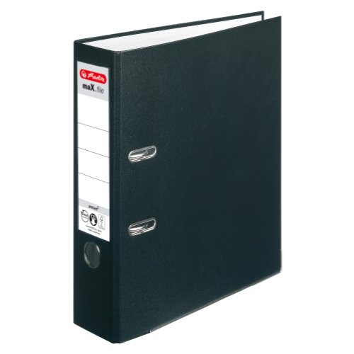 Herlitz 5480801 Ordner maX.file protect A4, 8 cm, schwarz