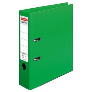 Herlitz 10834430 Ordner maX.file protect+ A4, 8 cm, hellgrün