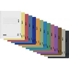 13 Schnellhefter Papphefter in 13 Farben Hefter Pappe Brunnen Fact Recycling Schule 250g