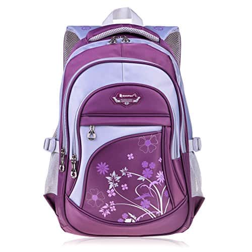 Vbiger Schulrucksack Schulranzen Sportrucksack Backpack für Mädchen Jungen Damen Herren Kinder Jugendliche